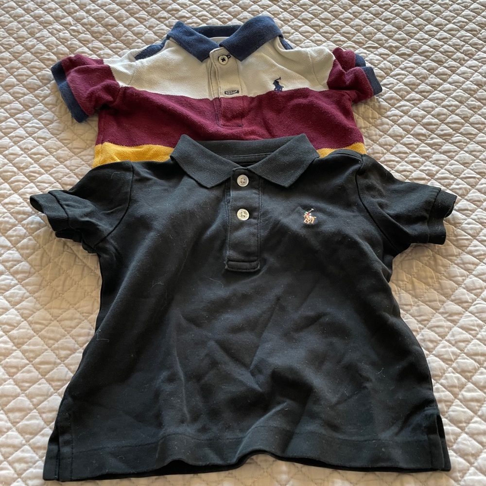 Ralph Lauren Boys Polo Shirts 6m (Lot)